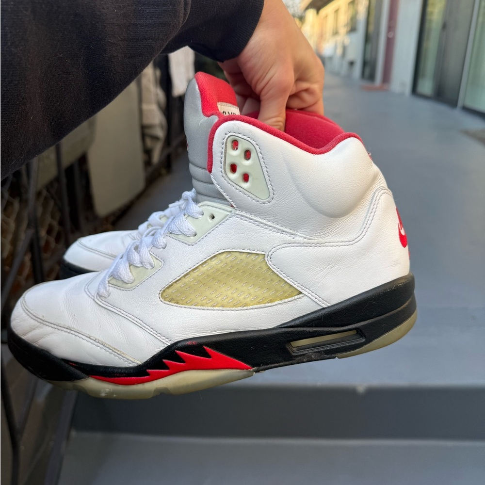 Mens nike jordan 5 size 10 mens jordan 5 mens nike shoes mens jordan shoes NBA - Picture 11 of 14